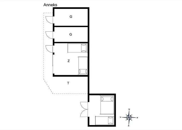 Σπίτι διακοπών Bl1374-saltum-sydvestpassagen-8